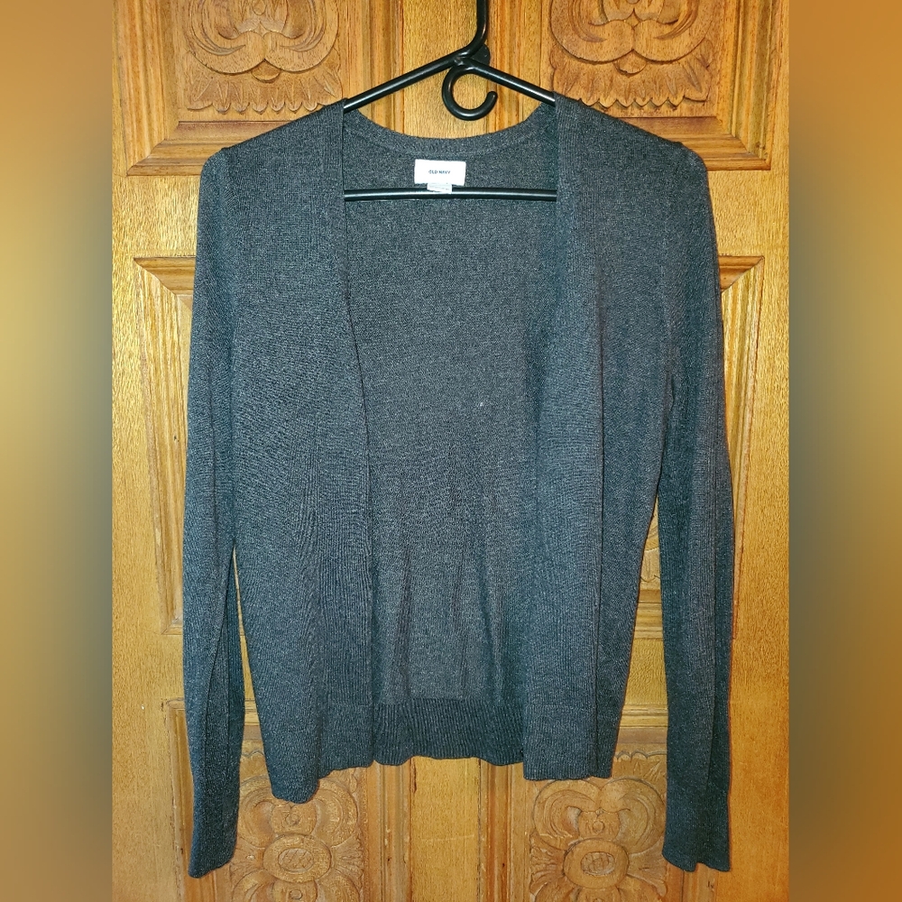 Gray Old Navy cardigan. Size small.
